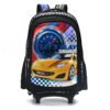 Mochila Carro Lets Play Speed Frente Termoformado 18"