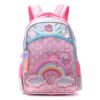Mochila Think Happy Prints Rainbow Vibes Con Llavero Vte 3 18"