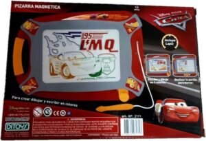 Pizarra Magnetica 4 Colores Cars