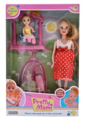 Pretty Mami Doll Con Accesorios