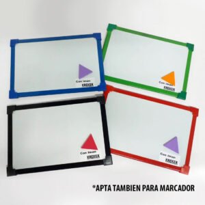 Mini Pizarrita Magnetica Y De Fibra