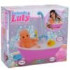 Bañando A Luly Con Bañadera