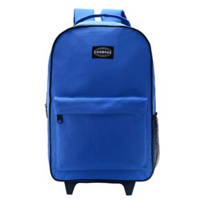 Mochila Goodpak Con Carro Rueda Doble Azul Francia 43x30x17 Cm 17"