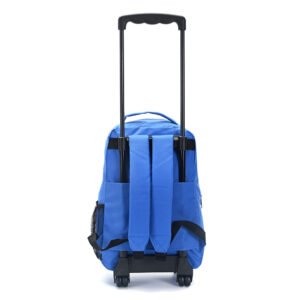 Mochila Goodpak Con Carro Rueda Doble Azul Francia 43x30x17 Cm 17" (2)