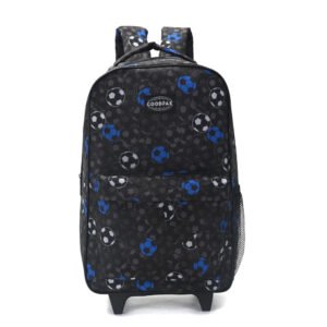 Mochila Goodpak Con Carro Rueda Doble Futbol 43x30x17 Cm 17"