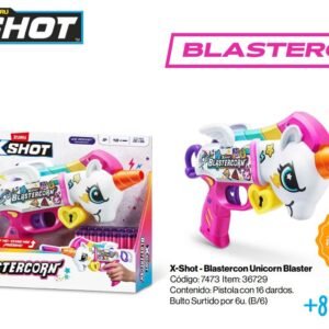 36729 ** X-shot Blastercorn Unicorn Blaster (16darts) (b/6)